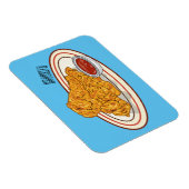 Fried cartoon-illustratie magneet (Rechterzijde)