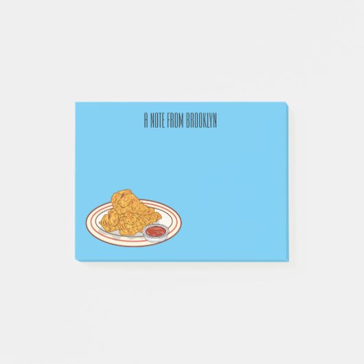 Fried cartoon-illustratie post-it® notes (Voorkant)