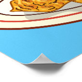 Fried cartoon-illustratie poster (Hoek)