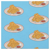 Fried cartoon-illustratie stof (Close Up)