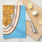 Fried cartoon-illustratie theedoek (Quarter Fold)