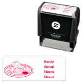 Fried cartoon-illustratie  zelfinktende stempel (In situ)