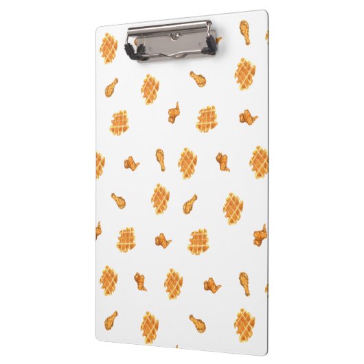 Fried Chicken and Waffles Pattern Klembord (Links)