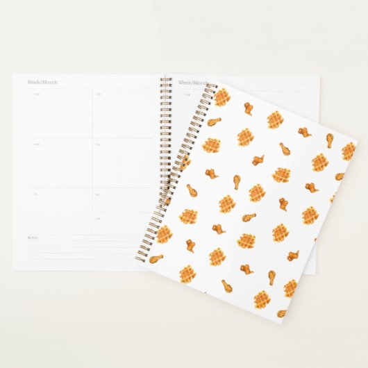 Fried Chicken and Waffles Pattern Planner (Display)