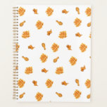 Fried Chicken and Waffles Pattern Planner<br><div class="desc">Patroon met waterverf geïnspireerde illustraties van wafels,  gefrituurde kippenpoten en kippenvleugels.</div>