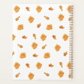 Fried Chicken and Waffles Pattern Planner (Achterkant)