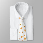 Fried Chicken and Waffles Pattern Stropdas<br><div class="desc">Patroon met waterverf geïnspireerde illustraties van wafels,  gefrituurde kippenpoten en kippenvleugels.</div>
