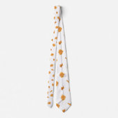 Fried Chicken and Waffles Pattern Stropdas (Achterkant)