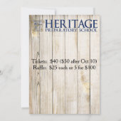 Fried Chicken Dinner Party-uitnodigingen Kaart (Achterkant)