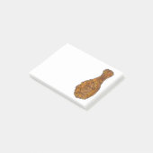 Fried Chicken Leg drumstick Foodie Soul Food Post-it® Notes (Schuin)