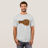 Fried Chicken Leg Drumstick Soul Food Foodie T-shirt (Voorkant volledig)