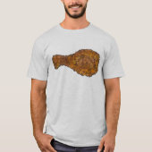 Fried Chicken Leg Drumstick Soul Food Foodie T-shirt (Voorkant)