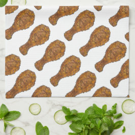 Fried Chicken Leg Drumstick Soul Food Foodie Towel Theedoek