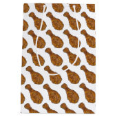 Fried Chicken Leg Drumstick Soul Food Gift Bag Medium Cadeauzakje (Achterkant)