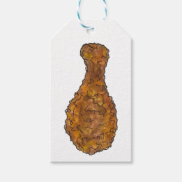 Fried Chicken Leg Drumstick Soul Food Gift Label Cadeaulabel