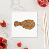 Fried Chicken Leg Drumstick Soul Food Napkin Servetten (Insitu)