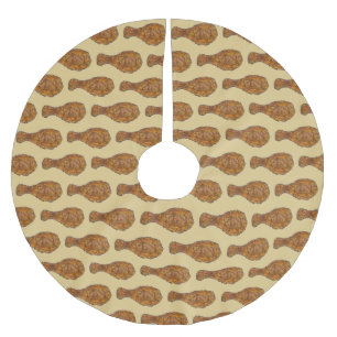 Fried Chicken Leg Drumstick Soul Food Picnic Kerstboom Rok