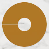 Fried Chicken Leg Drumstick Soul Food Picnic Wijnglaslabel (Achterkant)