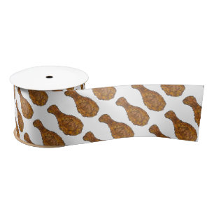 Fried Chicken Leg Drumstick Southern Soul Food Satijnen Lint