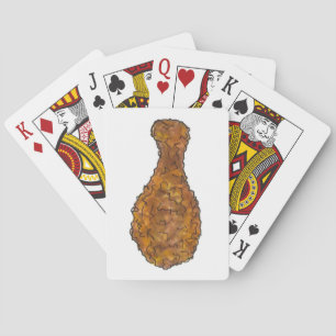 Fried Chicken Leg Drumstick Southern Soul Food Speelkaarten