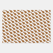 Fried Chicken Leg en Waffles Soul Southern Food Inpakpapier Vel (Voorkant 3)