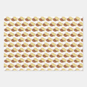 Fried Chicken Leg en Waffles Soul Southern Food Inpakpapier Vel (Voorkant 2)