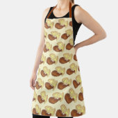 Fried Chicken Leg en Waffles Soul Southern Food Schort (Insitu)