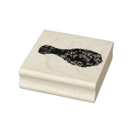 Fried Chicken Leg Picnic Soul Food Drumstick Rubberstempel