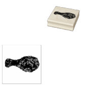 Fried Chicken Leg Picnic Soul Food Drumstick Rubberstempel (Gestempeld)