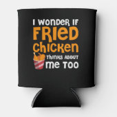 Fried Chicken Lover Wonder Denk na over me Blikjeskoeler (Voorkant)