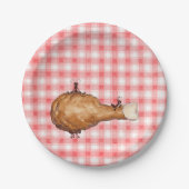Fried Chicken Papieren Bordje (Voorkant)