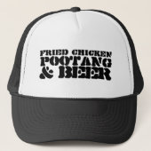 FRIED CHICKEN POOTANG & BEER TRUCKER PET (Voorkant)