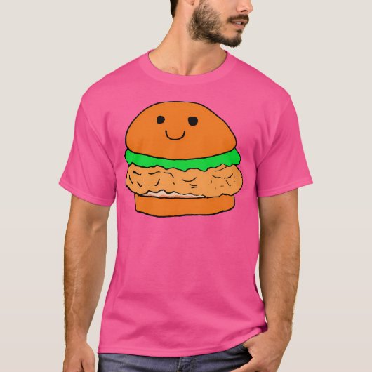 Fried Chicken Sandwich T-shirt (Voorkant)