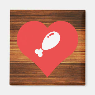 Fried Chicken Symbol Magneet