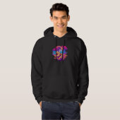 Fried Chicken Synthwave 80s Retrowave Aesthetic  1 Hoodie (Voorkant volledig)