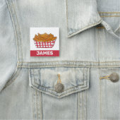 Fried Clams Vis en zeevruchten Voedsel Truck Carna Naamplaatje (In situ)