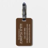 Fried Cypriot Halloumi Grilling Cheese Vegetarian Bagagelabel (Achterkant verticaal)