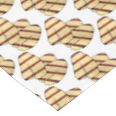 Fried Cypriot Halloumi Grilling Cheese Vegetarian Tafelkleed (Gekanteld)