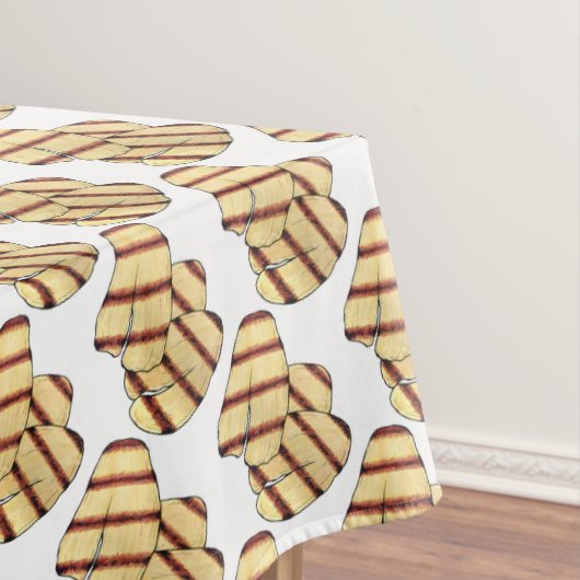 Fried Cypriot Halloumi Grilling Cheese Vegetarian Tafelkleed (Voorbeeld)