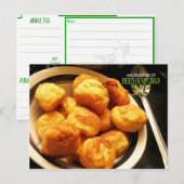 Fried Dumplings Johnny Cake Briefkaart (Voorkant / Achterkant)