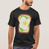 Fried Egg Avocado T-shirt (Voorkant)