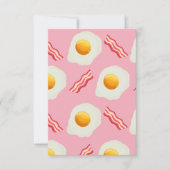 Fried Egg & Bacon Kaart (Voorkant)