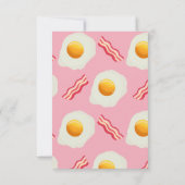 Fried Egg & Bacon Kaart (Achterkant)