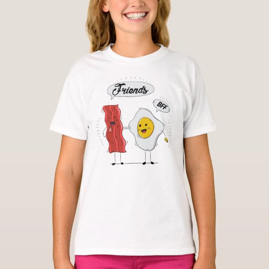 Fried Egg Best Friend T-shirt (Voorkant)