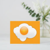 Fried Egg Briefkaart (Staand voorkant)