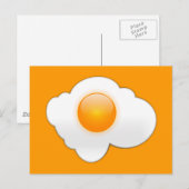 Fried Egg Briefkaart (Voorkant / Achterkant)