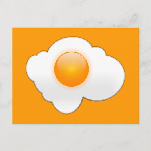 Fried Egg Briefkaart (Voorkant)