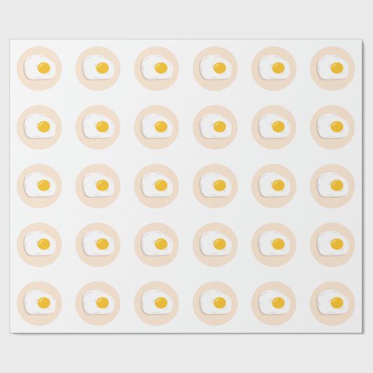 Fried Egg Cadeaupapier (Vlak)