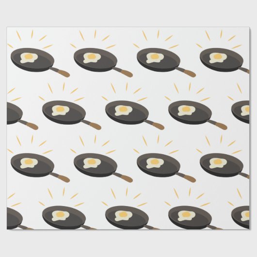 Fried Egg Cadeaupapier (Vlak)