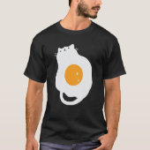 Fried Egg Cat Funny Halloween Costume Tshirt (Voorkant)